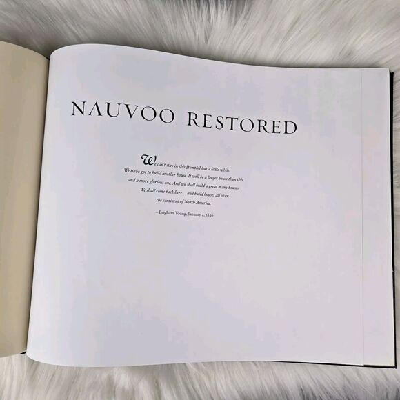 Nauvoo Restored Margie McRae Brown Leather Collector's Edition LDS Mormon Book - Picture 6 of 8